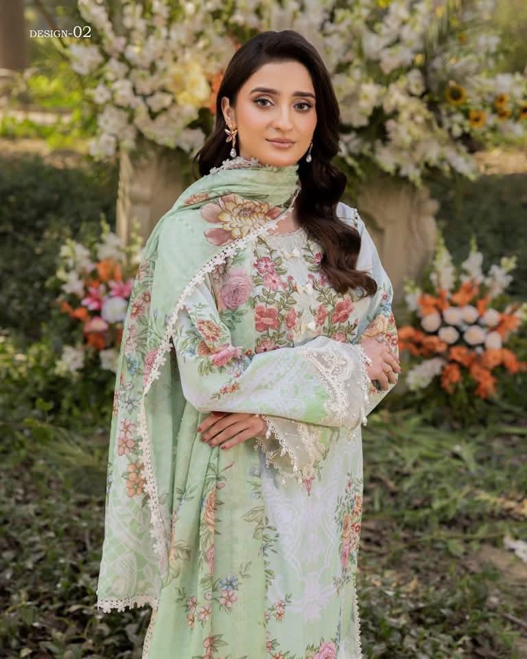 ZOYA EMBROIDERY LAWN COLLECTION, By Jazmin