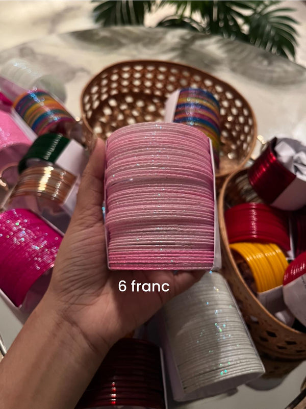 Exclusive Glass Bangle Set – Variety of Specialty Styles