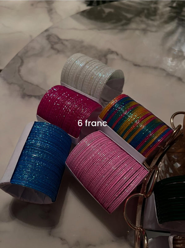 Exclusive Glass Bangle Set – Variety of Specialty Styles