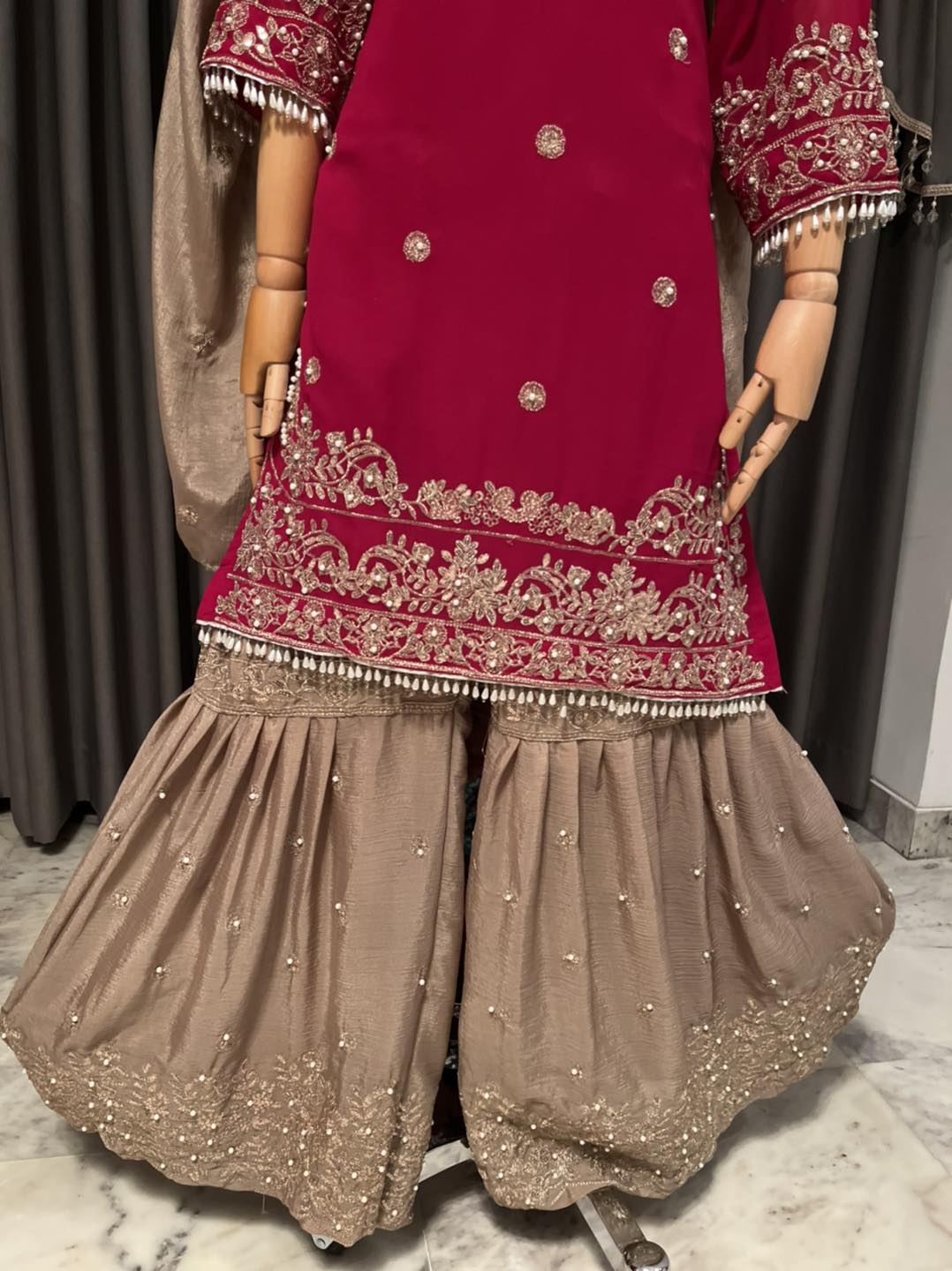 Hot Pink *Viral* Gharara Set